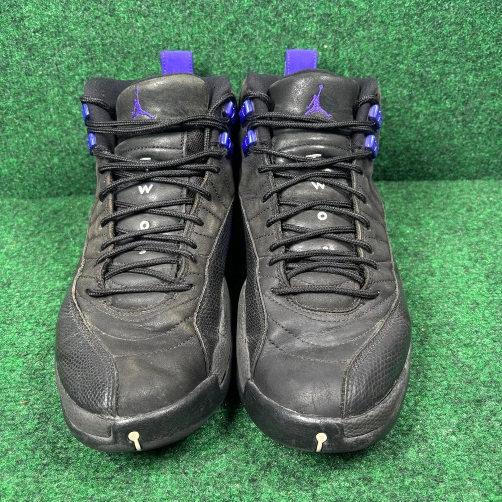 Jordan 12 Retro Dark Concord Black Purple CT8013-005 Mens Sneakers Size 9.5